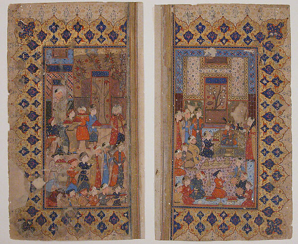 "Enthronement of a Young Prince (Shapur II?)", Folio from a Yusuf and Zulaikha of Jami