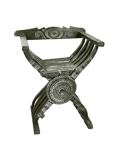 Folding armchair (sedia a Savonarola)