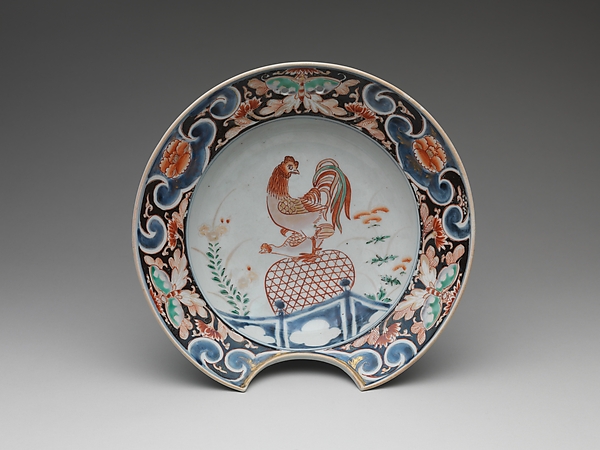 Barber's Bowl with Cockerel