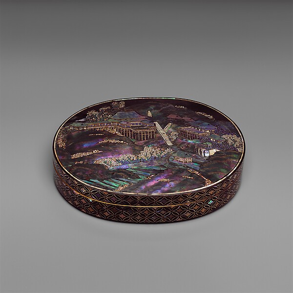 Small Box with Scene of Kiyomizudera Temple