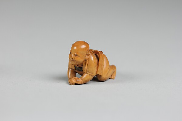 Netsuke of Crawling Child
