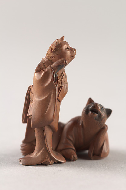 Netsuke of Two Cats