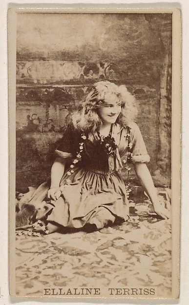Ellaline Terriss, from the Actresses series (N245) issued by Kinney Brothers to promote Sweet Caporal Cigarettes