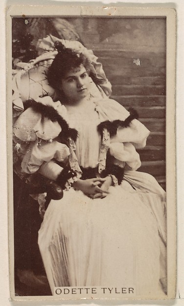 Odette Tyler, from the Actresses series (N245) issued by Kinney Brothers to promote Sweet Caporal Cigarettes