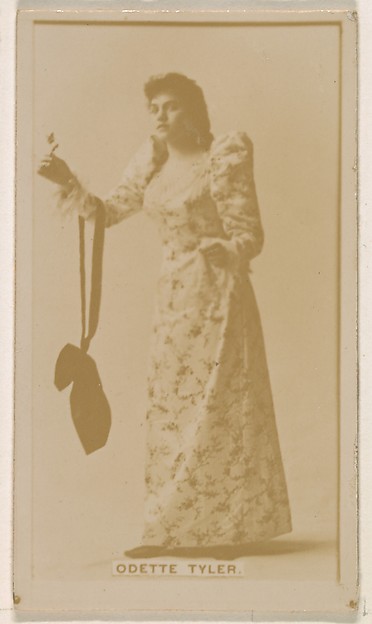 Odette Tyler, from the Actresses series (N245) issued by Kinney Brothers to promote Sweet Caporal Cigarettes