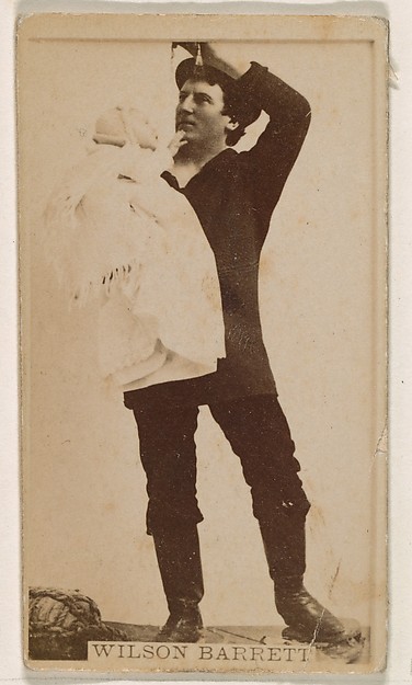 Wilson Barrett, from the Actresses series (N245) issued by Kinney Brothers to promote Sweet Caporal Cigarettes