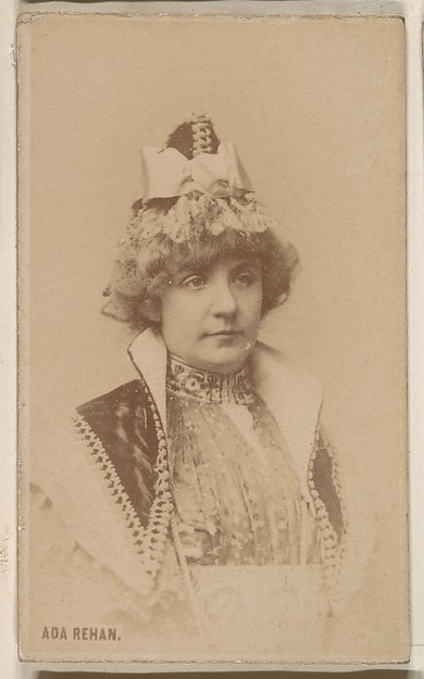 Ada Rehan, from the Actresses series (N246), Type 1, issued by Kinney Brothers to promote Sporting Extra Cigarettes