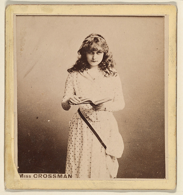 Miss Grossman, from the Actresses series (N246), Type 2, issued by Kinney Brothers to promote Sporting Extra Cigarettes