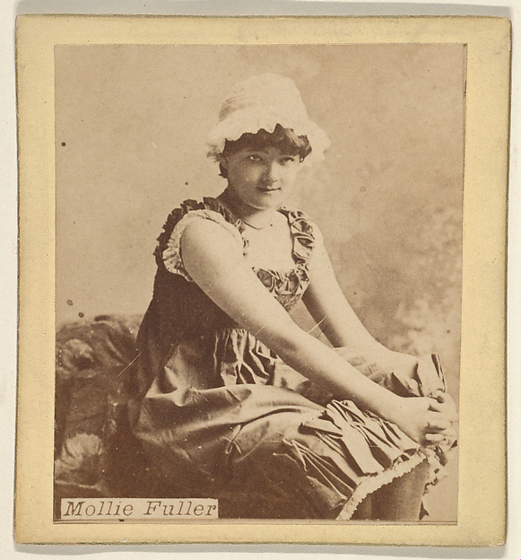 Mollie Fuller, from the Actresses series (N246), Type 2, issued by Kinney Brothers to promote Sporting Extra Cigarettes