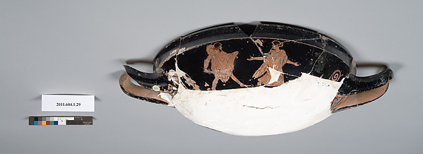 Terracotta kylix (drinking cup)