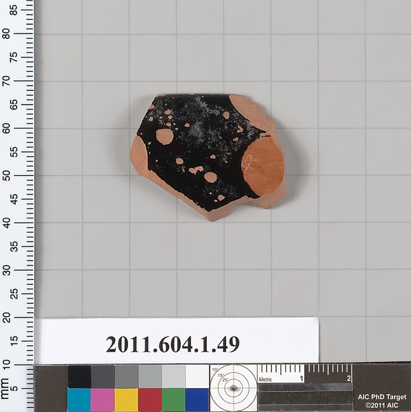 Terracotta fragment of a kylix (drinking cup)