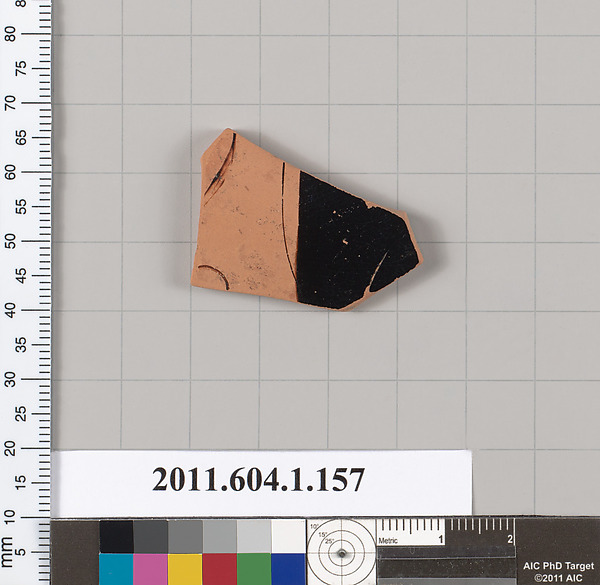 Terracotta fragment of a kylix (drinking cup)