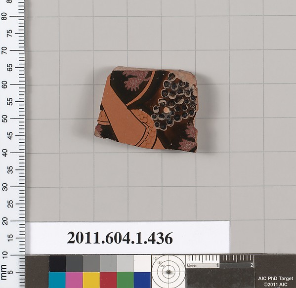 Terracotta fragment of a kylix (drinking cup)