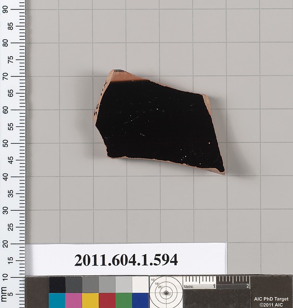 Terracotta fragment of a kylix (drinking cup)