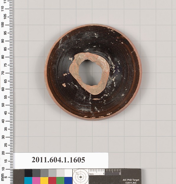 Terracotta fragment of a kylix (drinking cup)