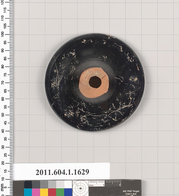 Terracotta fragment of a kylix (drinking cup)