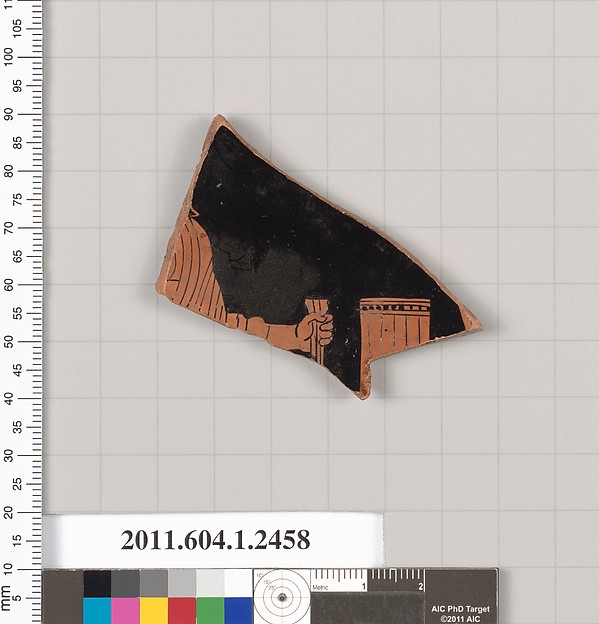 Terracotta fragment of a kylix (drinking cup)