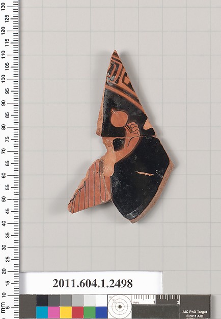 Terracotta fragment of a kylix (drinking cup)