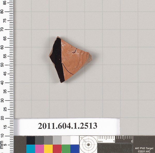 Terracotta fragment of a kylix (drinking cup)