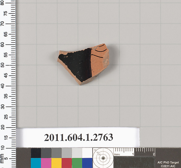 Terracotta fragment of a kylix (drinking cup)