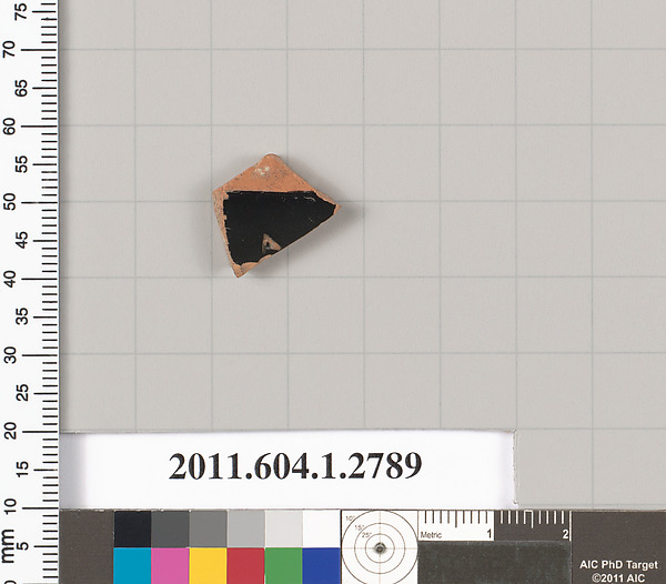 Terracotta fragment of a kylix (drinking cup)