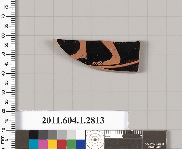 Terracotta fragment of a kylix (drinking cup)