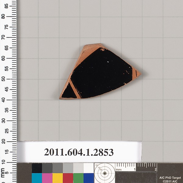 Terracotta fragment of a kylix (drinking cup)