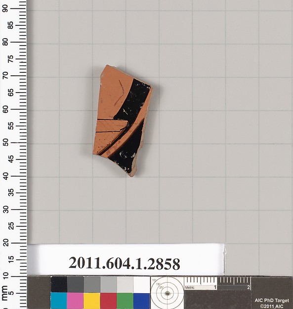Terracotta fragment of a kylix (drinking cup)