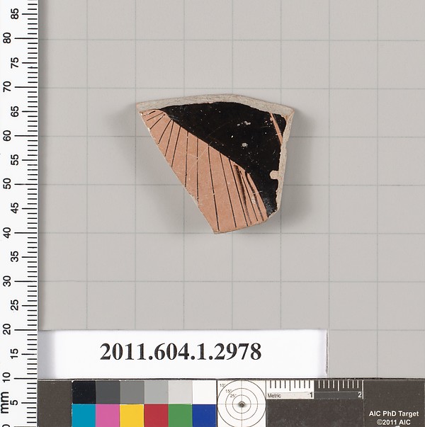 Terracotta fragment of a kylix (drinking cup)