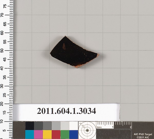Terracotta fragment of a kylix (drinking cup)