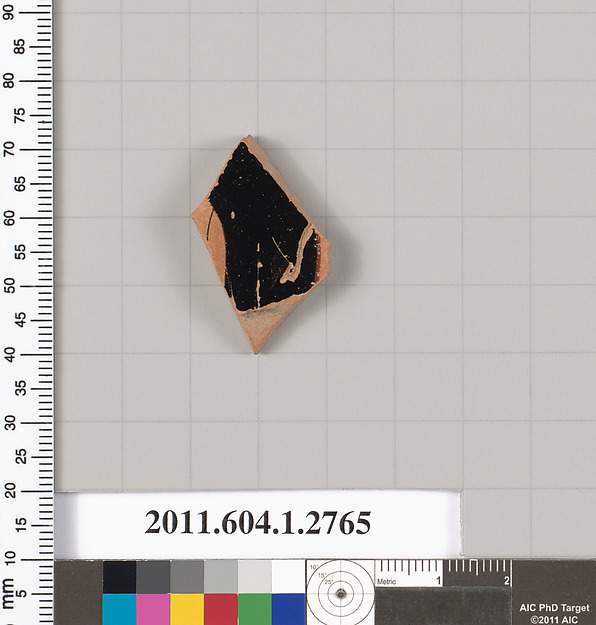 Terracotta fragment of a kylix (drinking cup)
