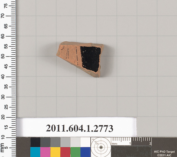 Terracotta fragment of a kylix (drinking cup)