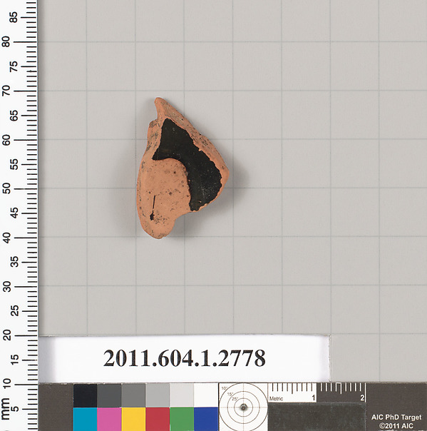 Terracotta fragment of a kylix (drinking cup)