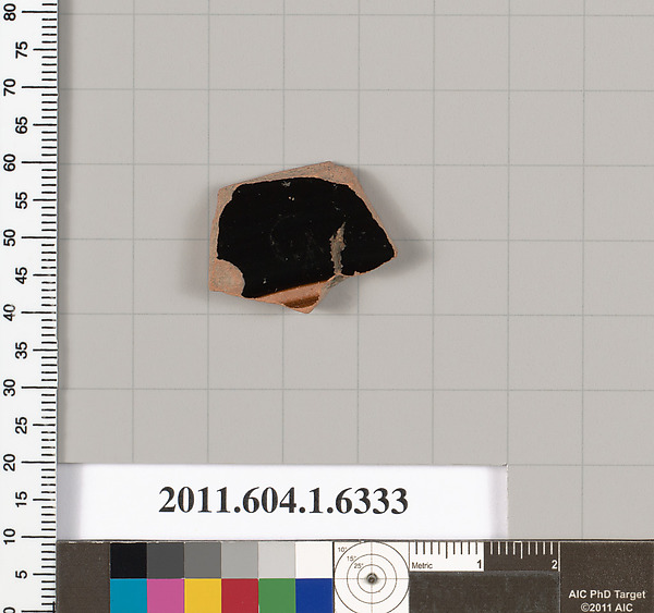 Terracotta fragment of a kylix (drinking cup)
