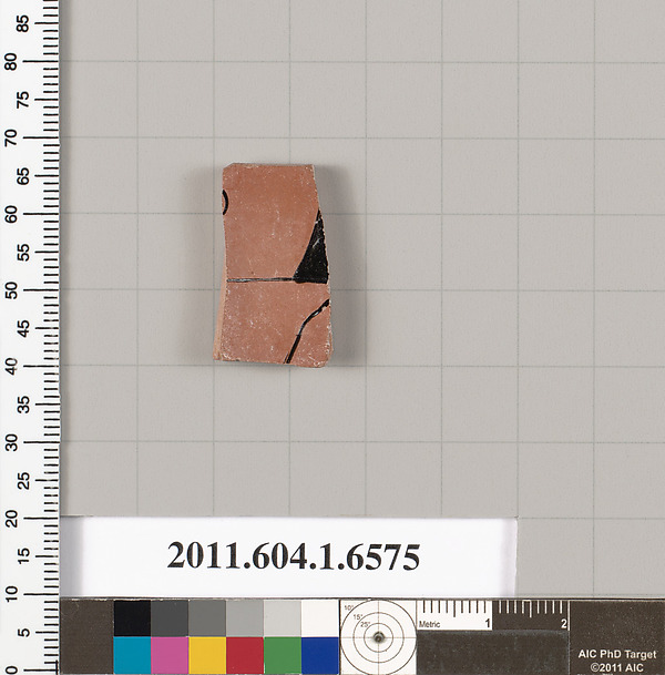 Terracotta fragment of a kylix (drinking cup)
