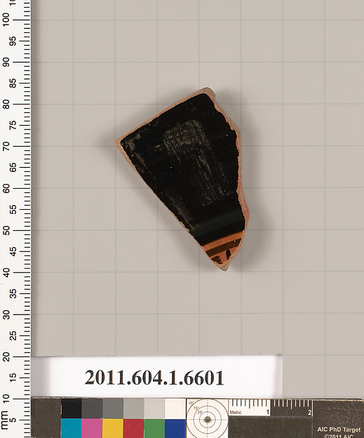 Terracotta fragment of a kylix (drinking cup)