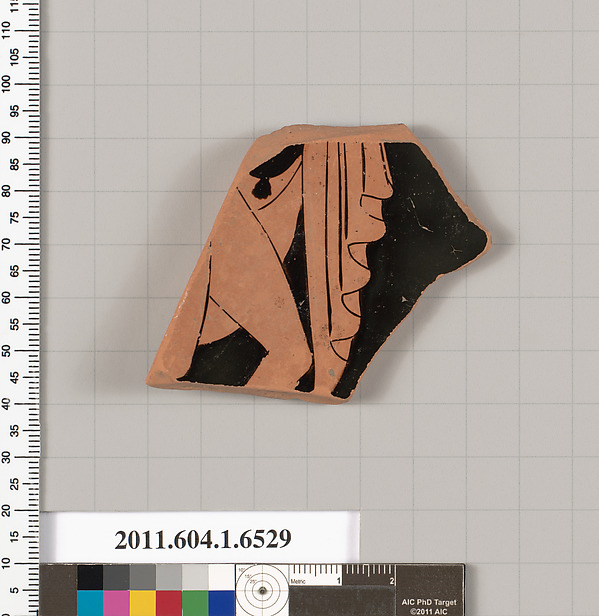 Terracotta fragment of a kylix (drinking cup)