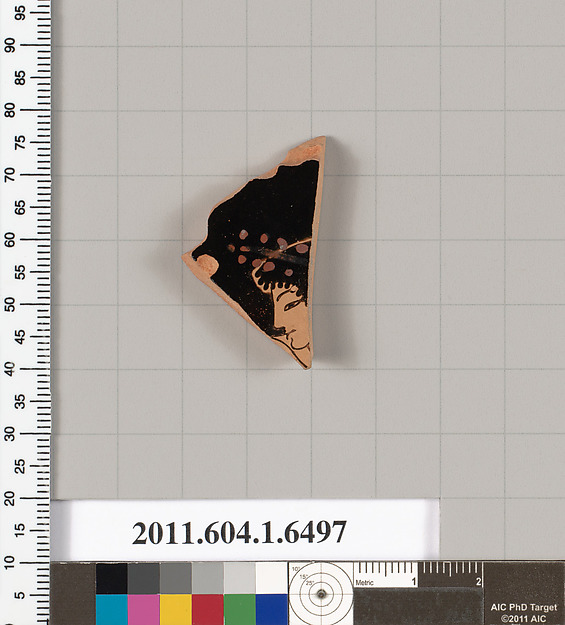 Terracotta fragment of a kylix (drinking cup)