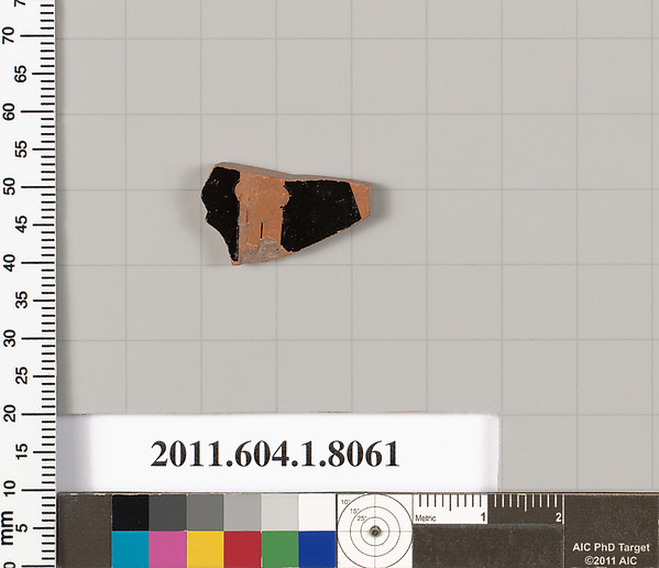 Terracotta fragment of a kylix (drinking cup)