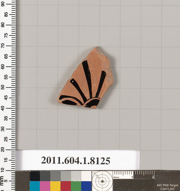 Terracotta fragment of a kylix (drinking cup)