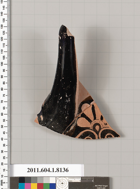 Terracotta fragment of a kylix (drinking cup)