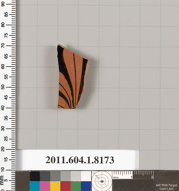 Terracotta fragment of a kylix (drinking cup)