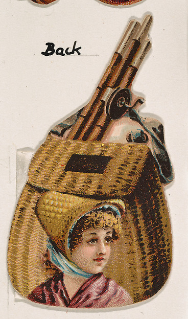 Fishing pole, from the Novelties series (N228, Type 3) issued by Kinney Bros.