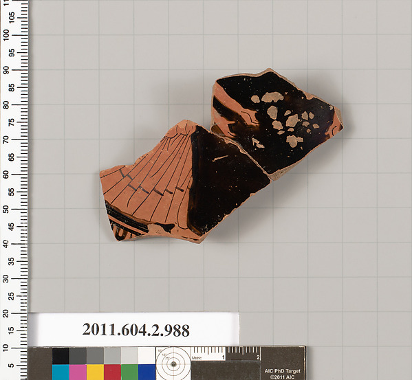 Terracotta fragment of an oinochoe (jug)