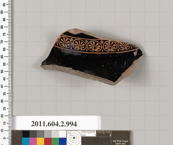 Terracotta fragment of an oinochoe: chous (jug)