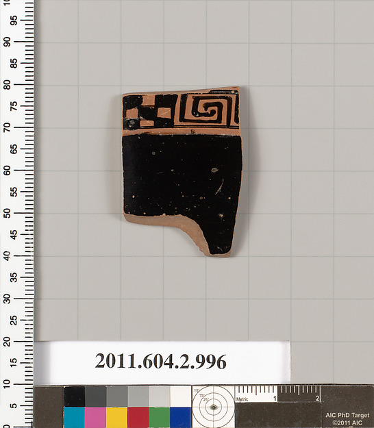 Terracotta fragment of an oinochoe (jug)