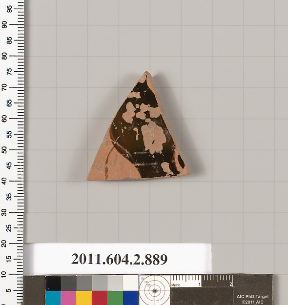 Terracotta fragment of a bell-krater (bowl for mixing wine and water)