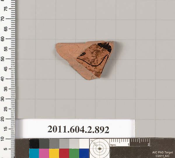 Terracotta fragment of a bell-krater (bowl for mixing wine and water)