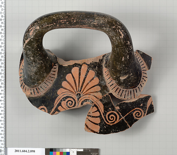 Terracotta fragment of a bell-krater (bowl for mixing wine and water)