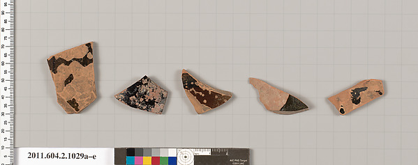 Terracotta fragments of oinochoai (jugs)